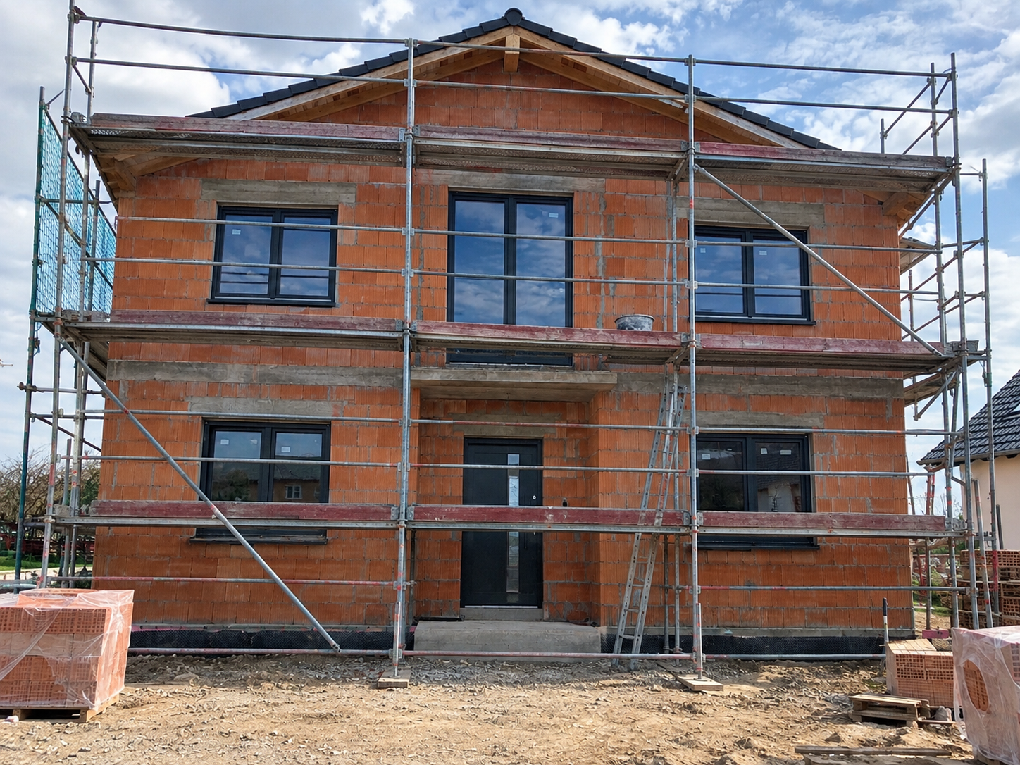 Maurerarbeiten – Neubau im Rohbau